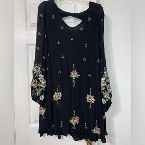 FREE PEOPLE Peasant Embroidered Dress